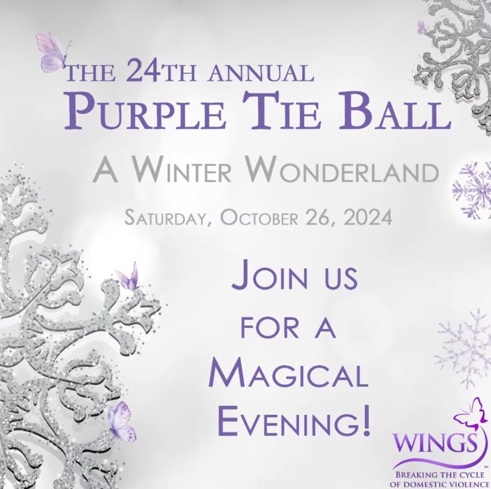 24th annual Purple Tie Ball invite.